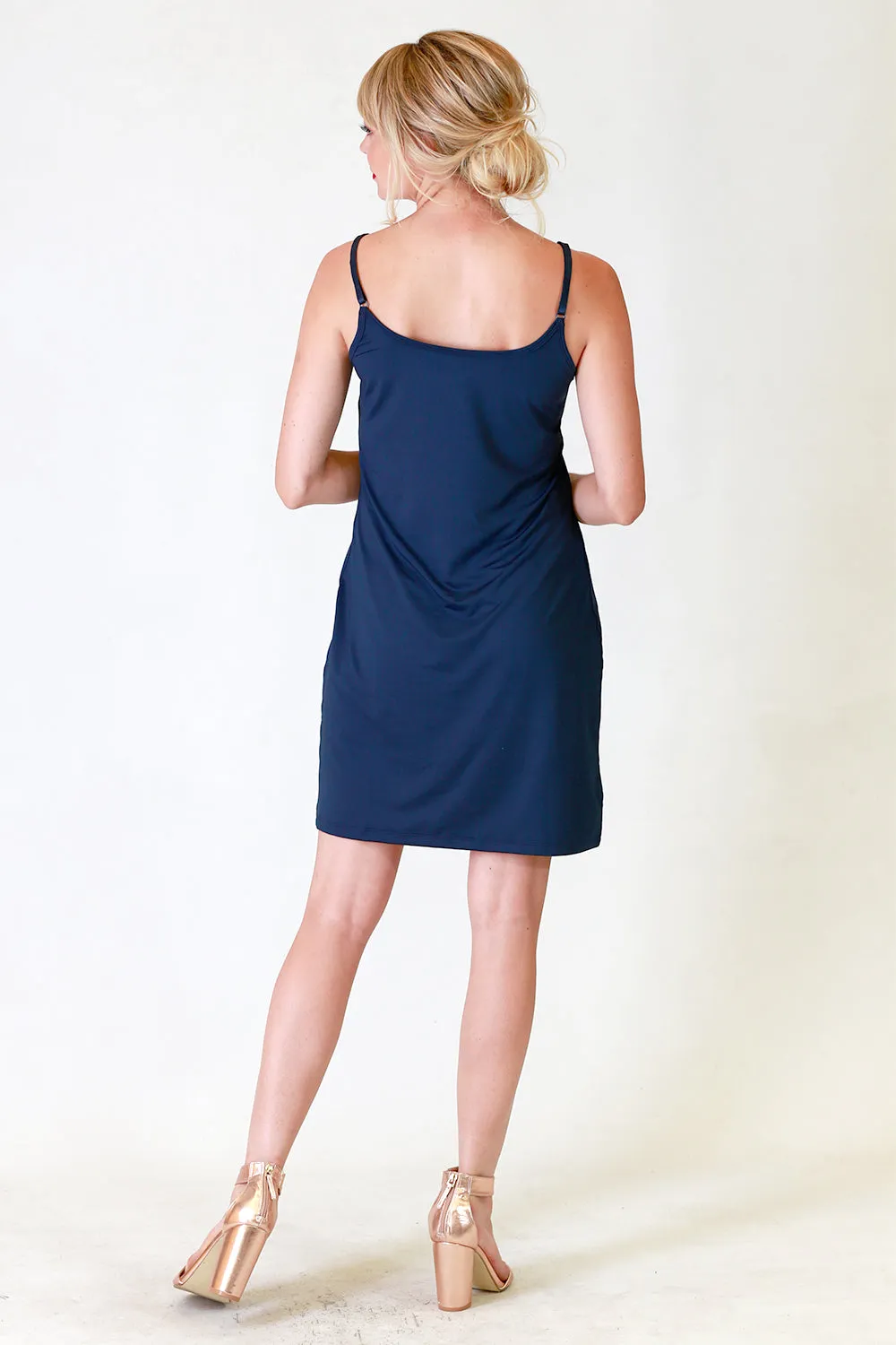 Essential Sue Slip - Navy