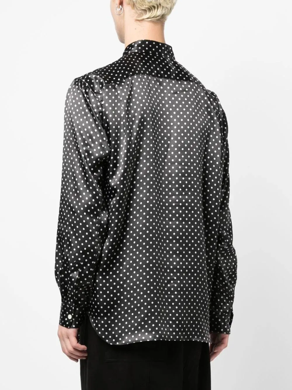 Fur Dots Pattern Shirt