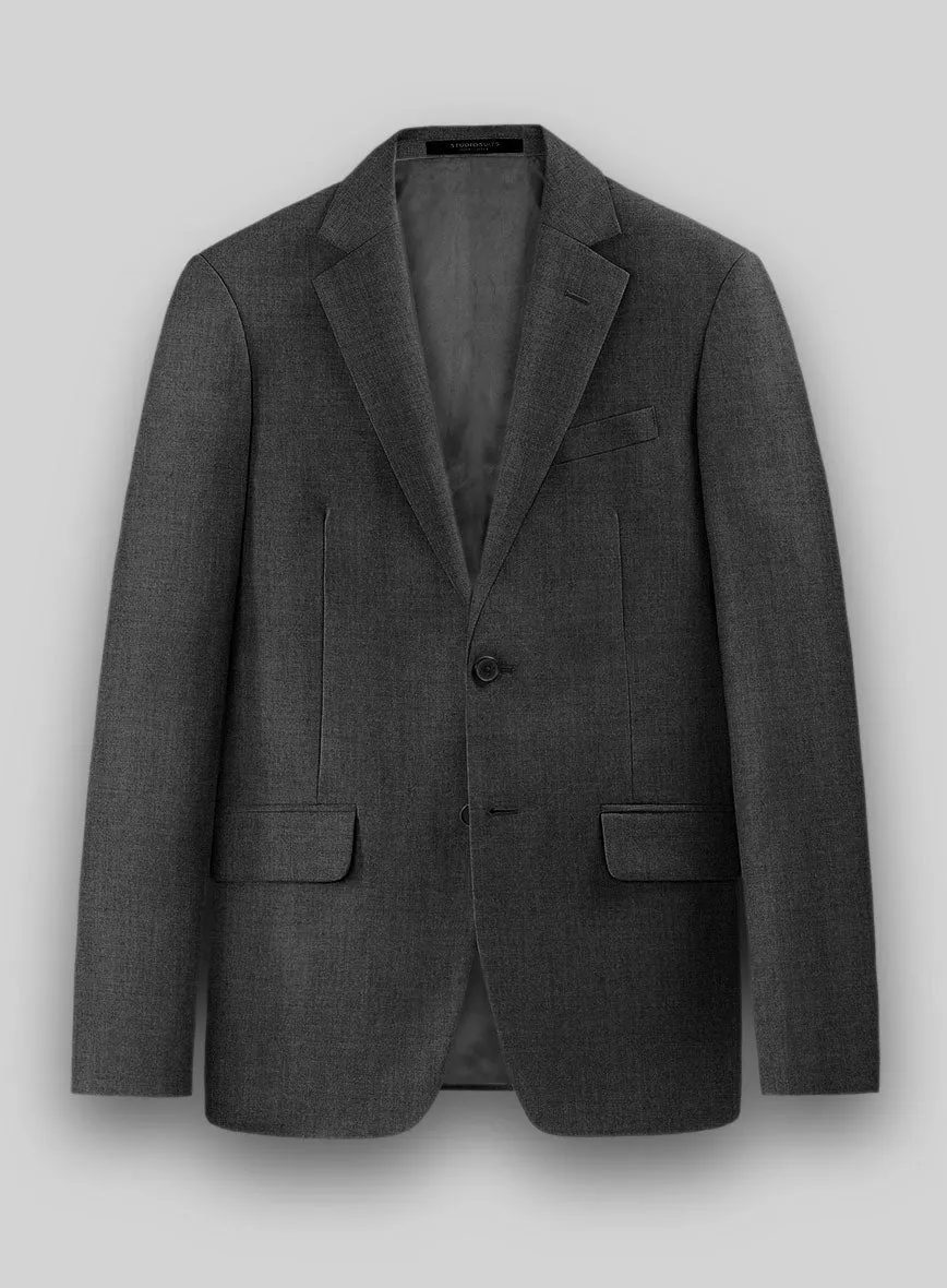 Hardy Minnis Charcoal Twill Wool Jacket