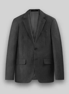 Hardy Minnis Charcoal Twill Wool Jacket