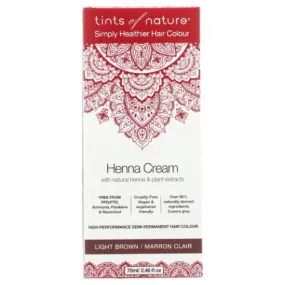 Henna Cream Golden Blonde 2.46 Oz By Tints of Nature