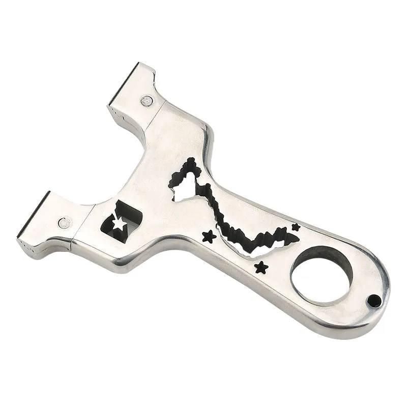 Inlaid Powerful Tactical Star Stainless Steel Slingshot