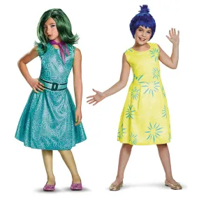 Inside Out 2 Disgust & Joy Cosplay Costume Set