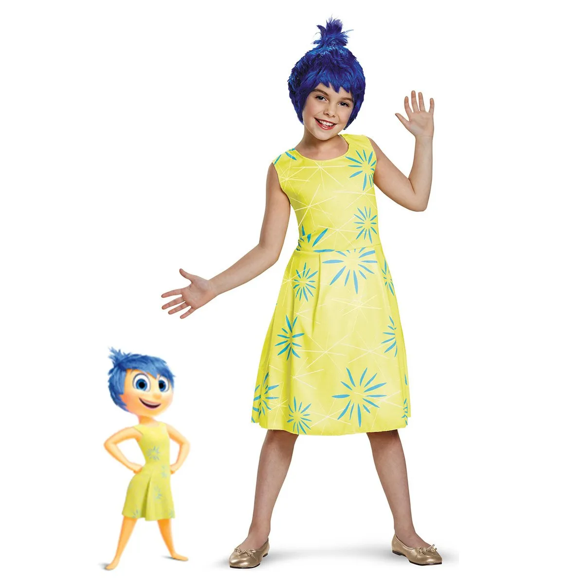 Inside Out 2 Disgust & Joy Cosplay Costume Set