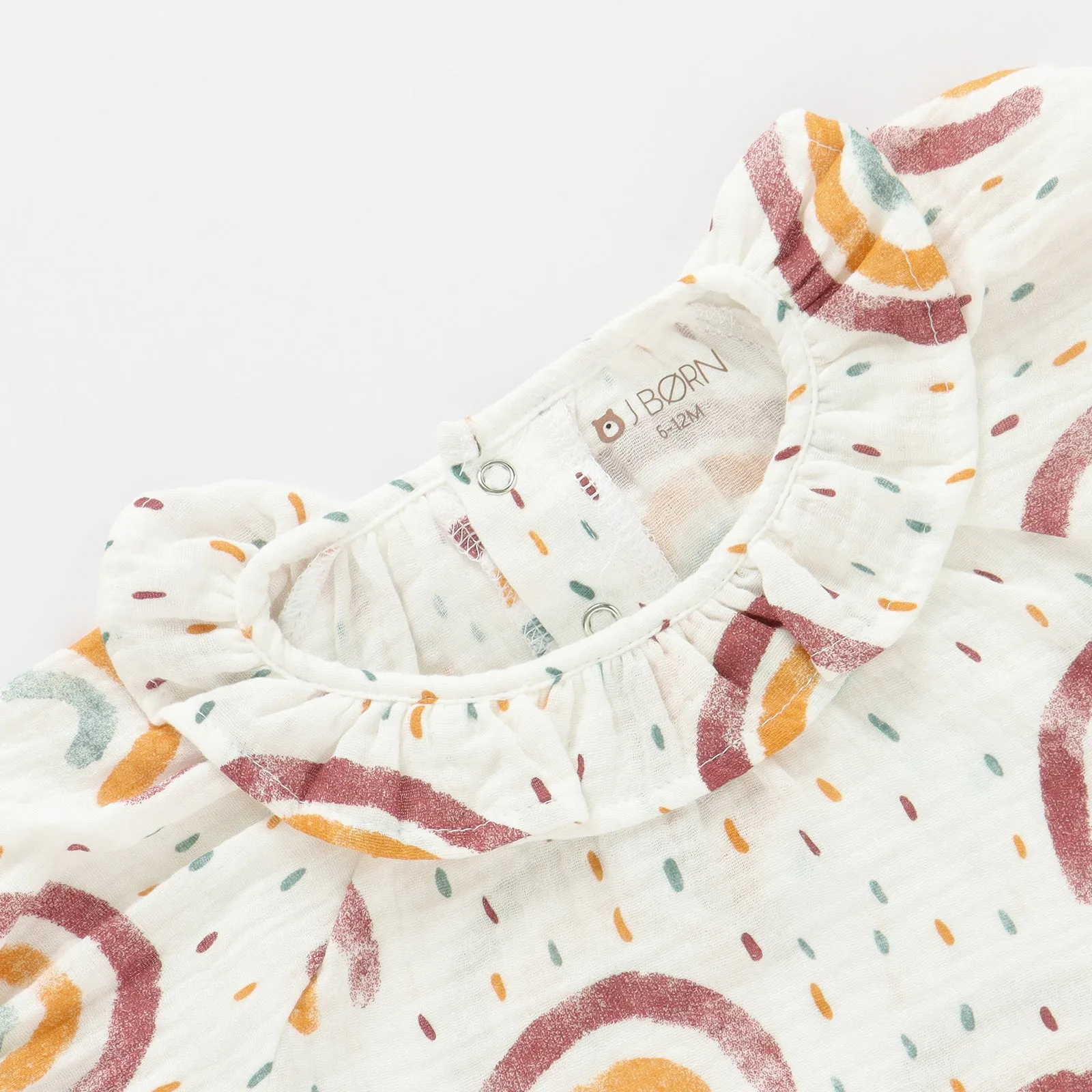 JBØRN Organic Cotton Muslin Baby Girl Outfit | Personalisable