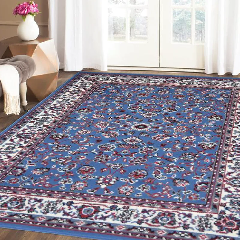 Jeans Traditional Floral Rug - Texas