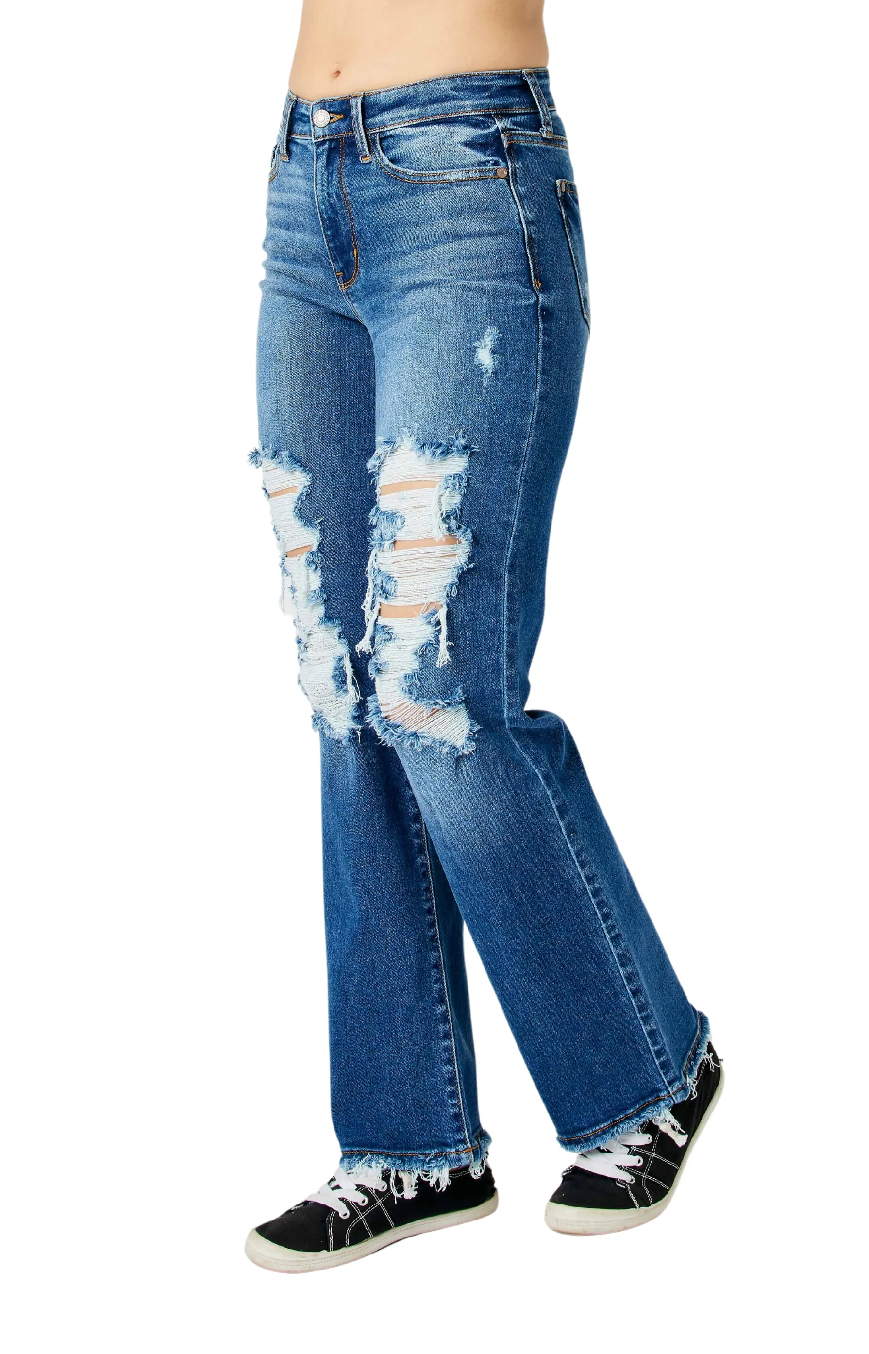 Judy Blue Mid Rise Dad Jean