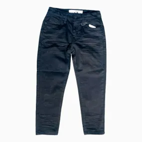 Kid's Jet Black Skinny Denim Jeans Pant