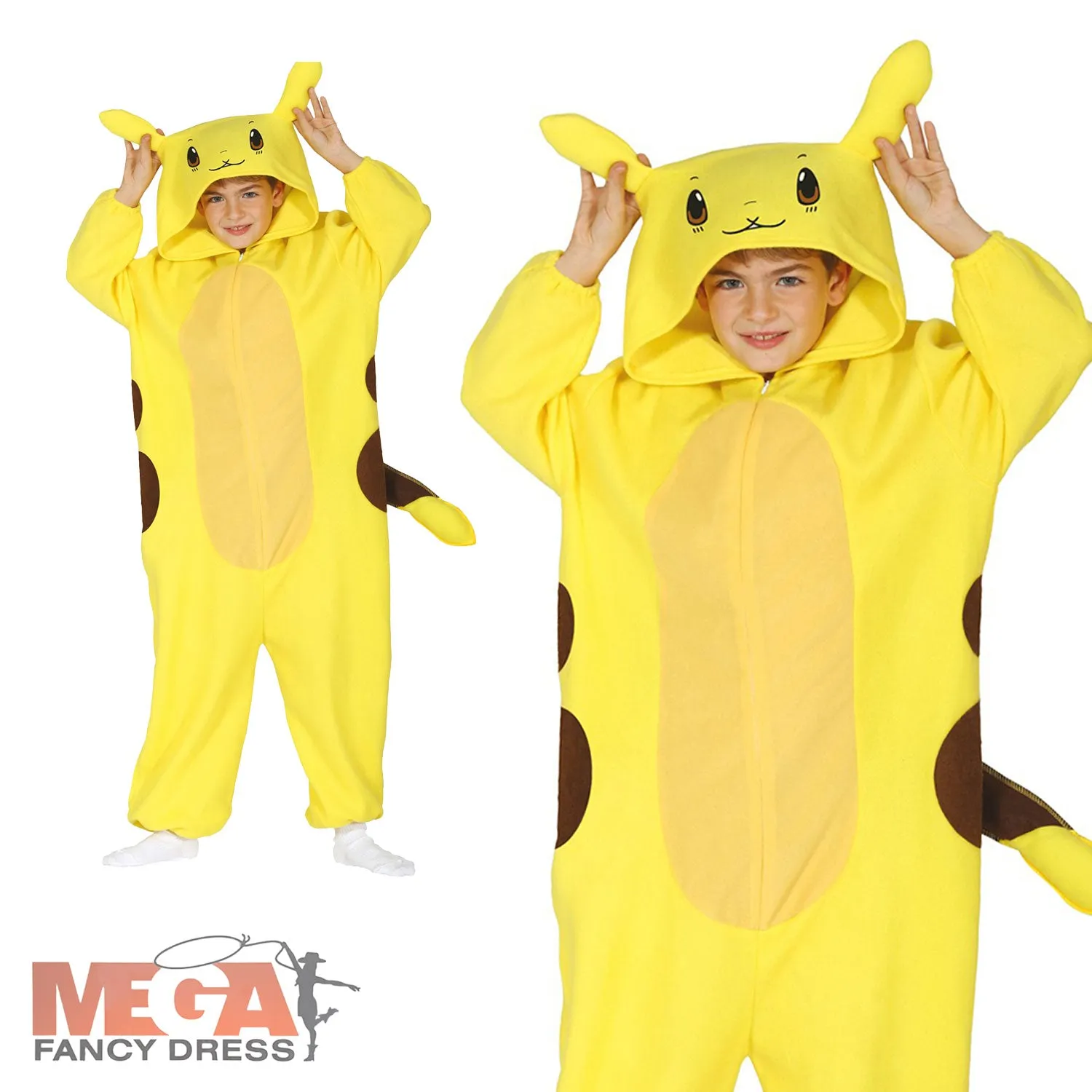 Kids Pickachu Inspired Pokemon Character Costume