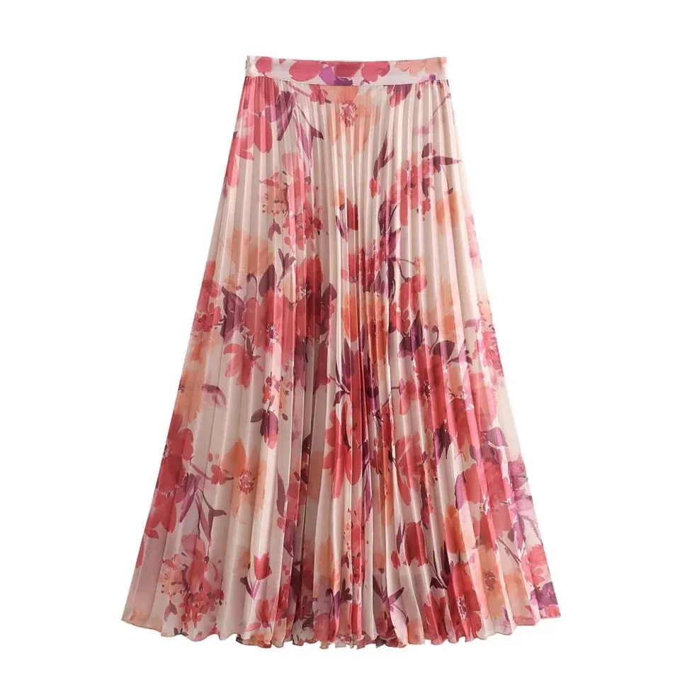 Kipsy Summer Floral Pleated Coord