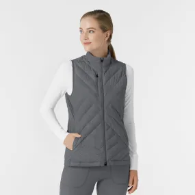 Knits and Layers Quilted Scrub Vest (8277)