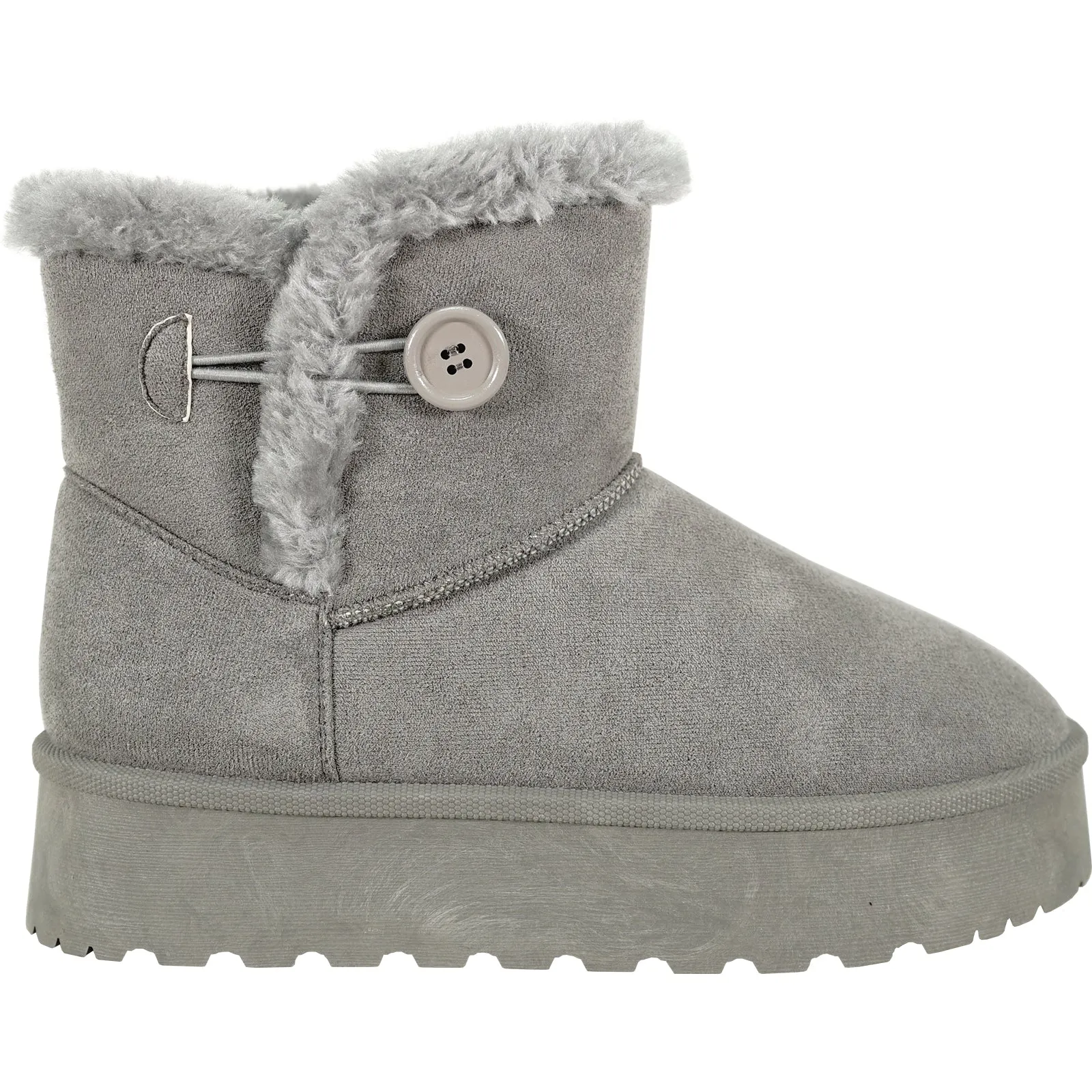 KOZI Women Boot Maggie-1 Ankle Snow Boot Grey