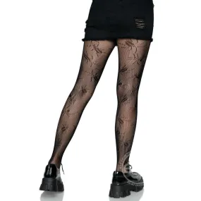 Leg Avenue Beetle Net Tights Black