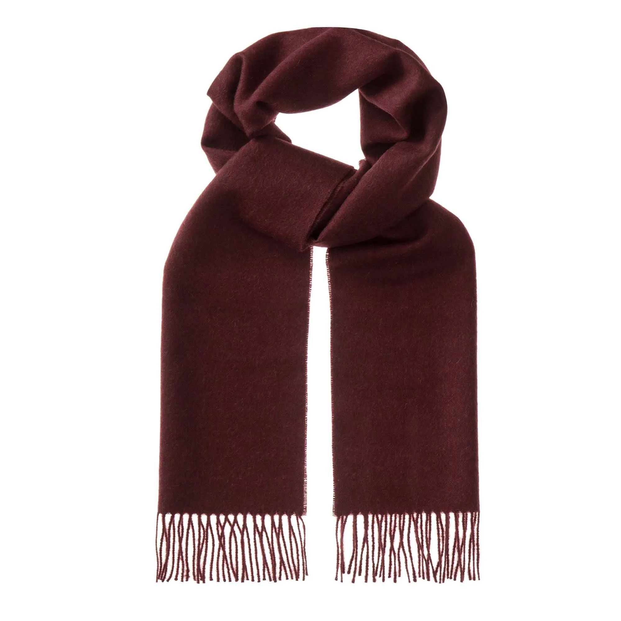 Limon Alpaca Scarf [Bordeaux red]