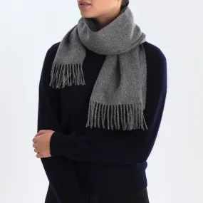 Limon Alpaca Scarf [Grey melange]