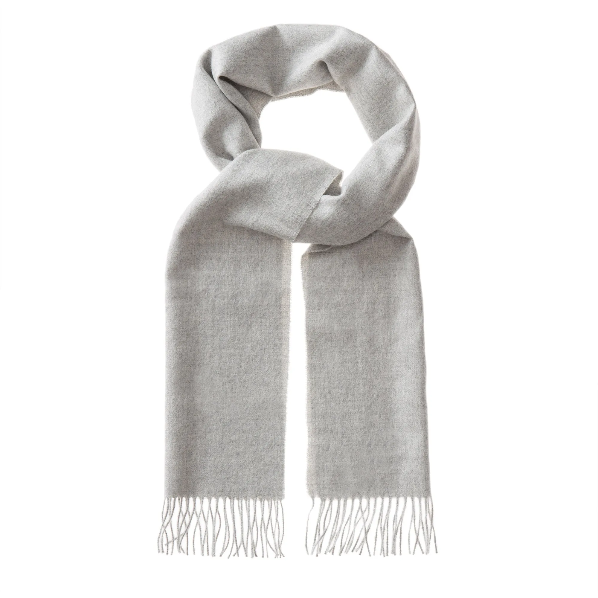 Limon Alpaca Scarf [Light grey]