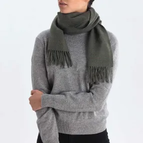 Limon Alpaca Scarf [Moss green]