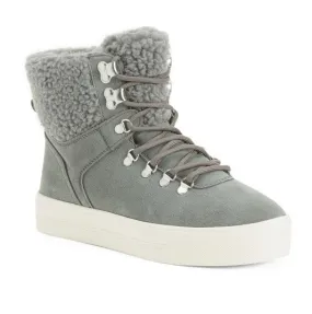 MARC FISHER Suede Cozy Hiker Booties