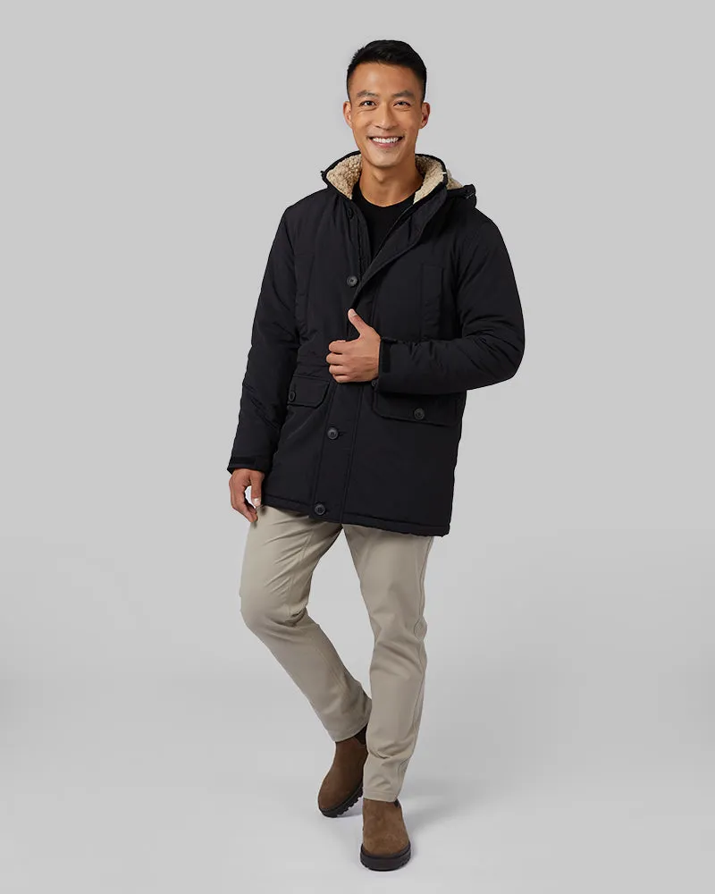 MEN'S COMMUTER TECH SHERPA-LINED PARKA