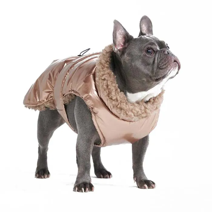 Metallic Slip-on Insulated Dog Jacket