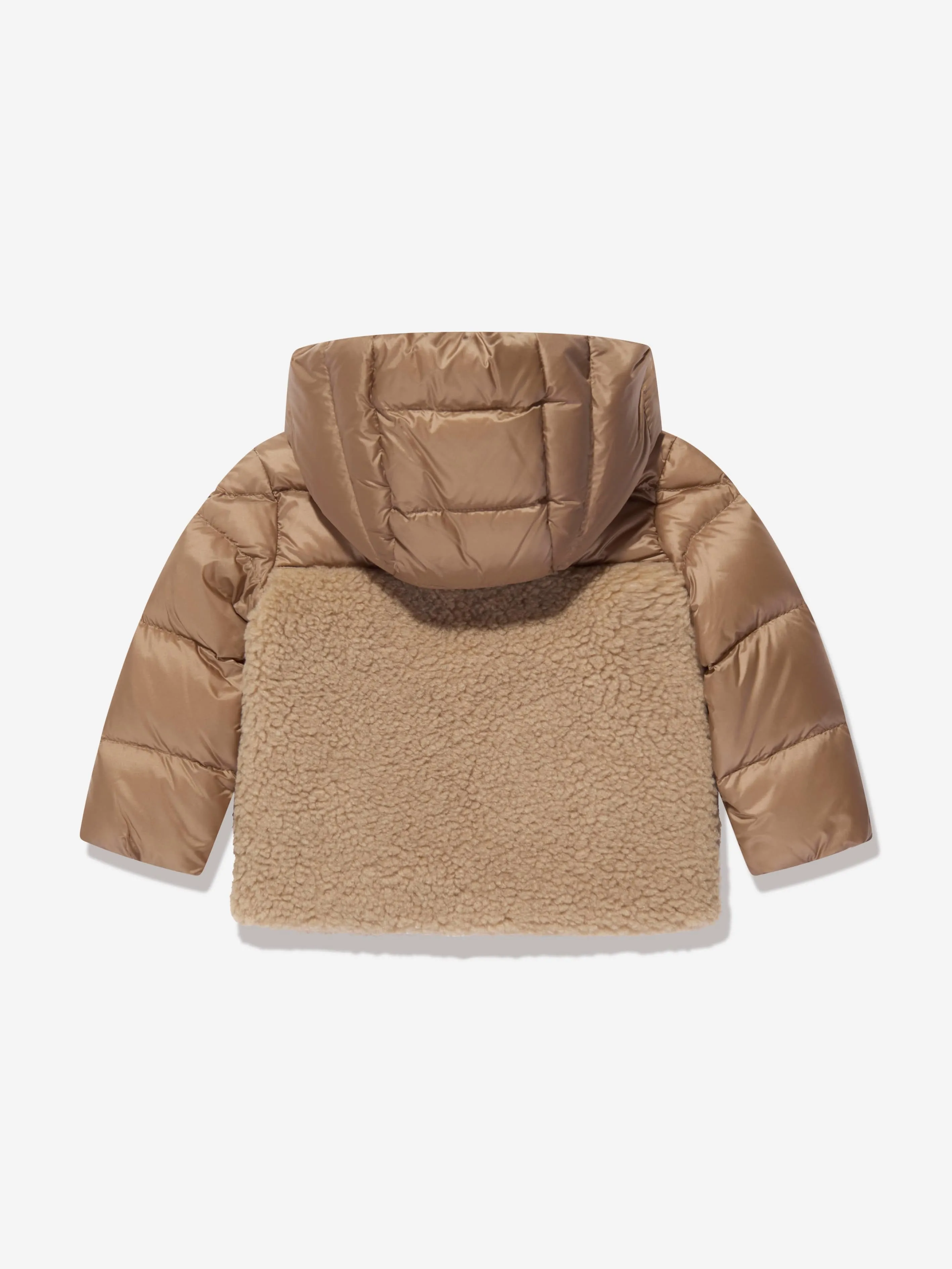 Moncler Enfant Baby Girls Down Padded Amin Jacket in Beige