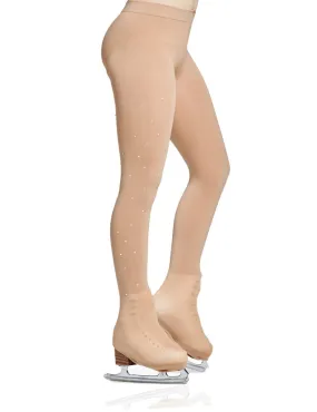 Mondor Girl's 912-KR Booted Figure Skating Tights