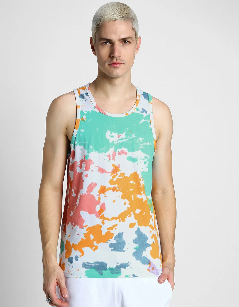 MultiColor Tie-Die  Gym Vest