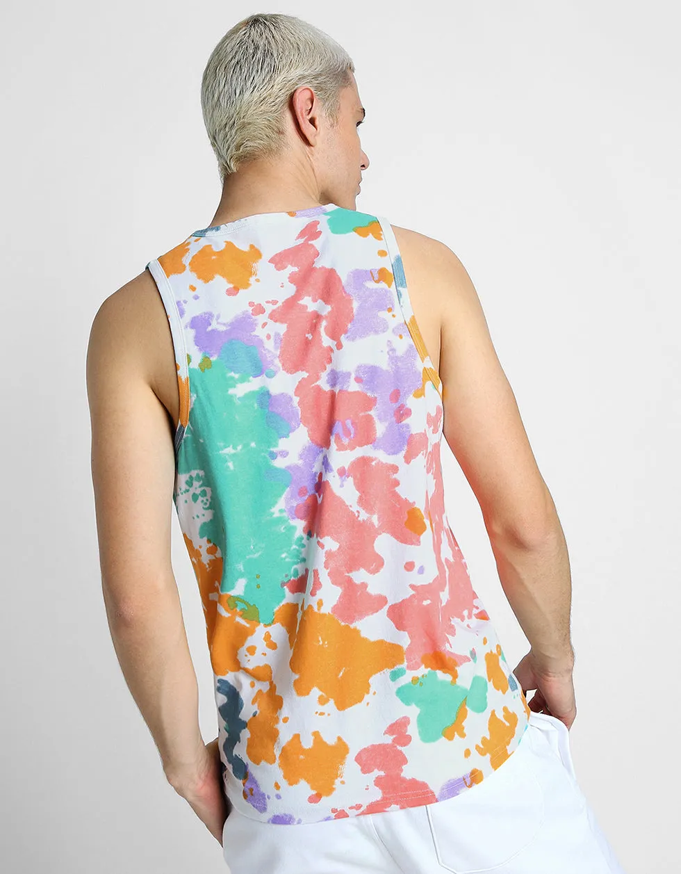 MultiColor Tie-Die  Gym Vest