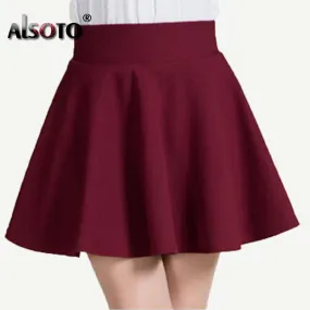 New 2017 Summer style sexy Skirt for Girl lady Korean Short Skater Fashion female mini Skirt Women Clothing Bottoms