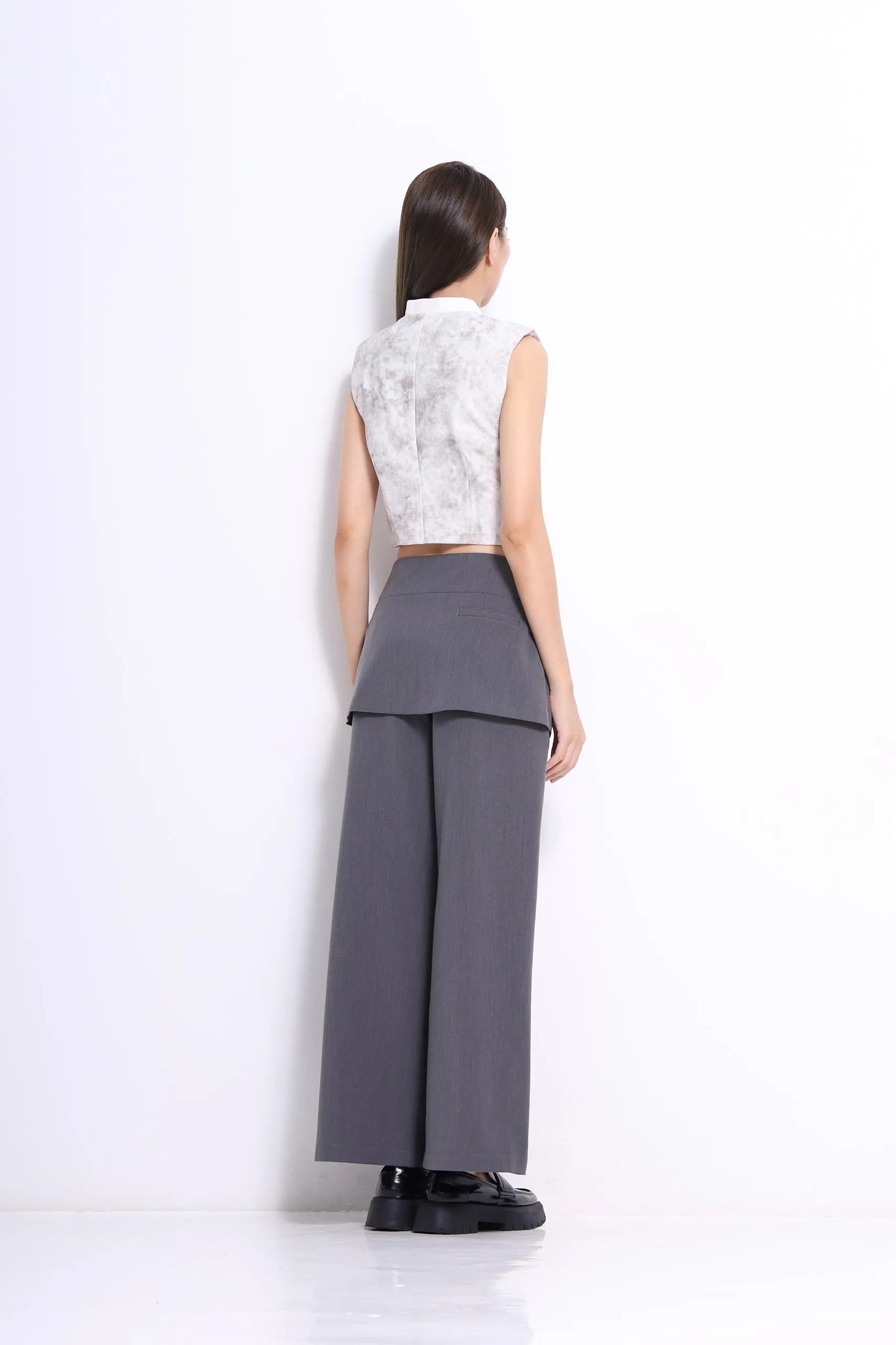 Nika Tailored Wide Legged Pants