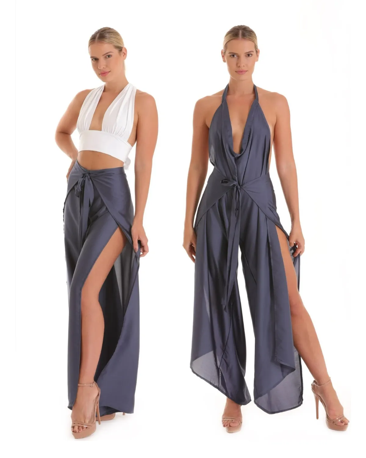 Pant to Jumpsuit - Viscose Satin