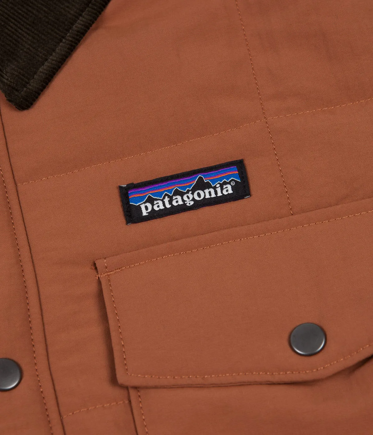 Patagonia Isthmus Quilted Shirt Jacket - Sisu Brown