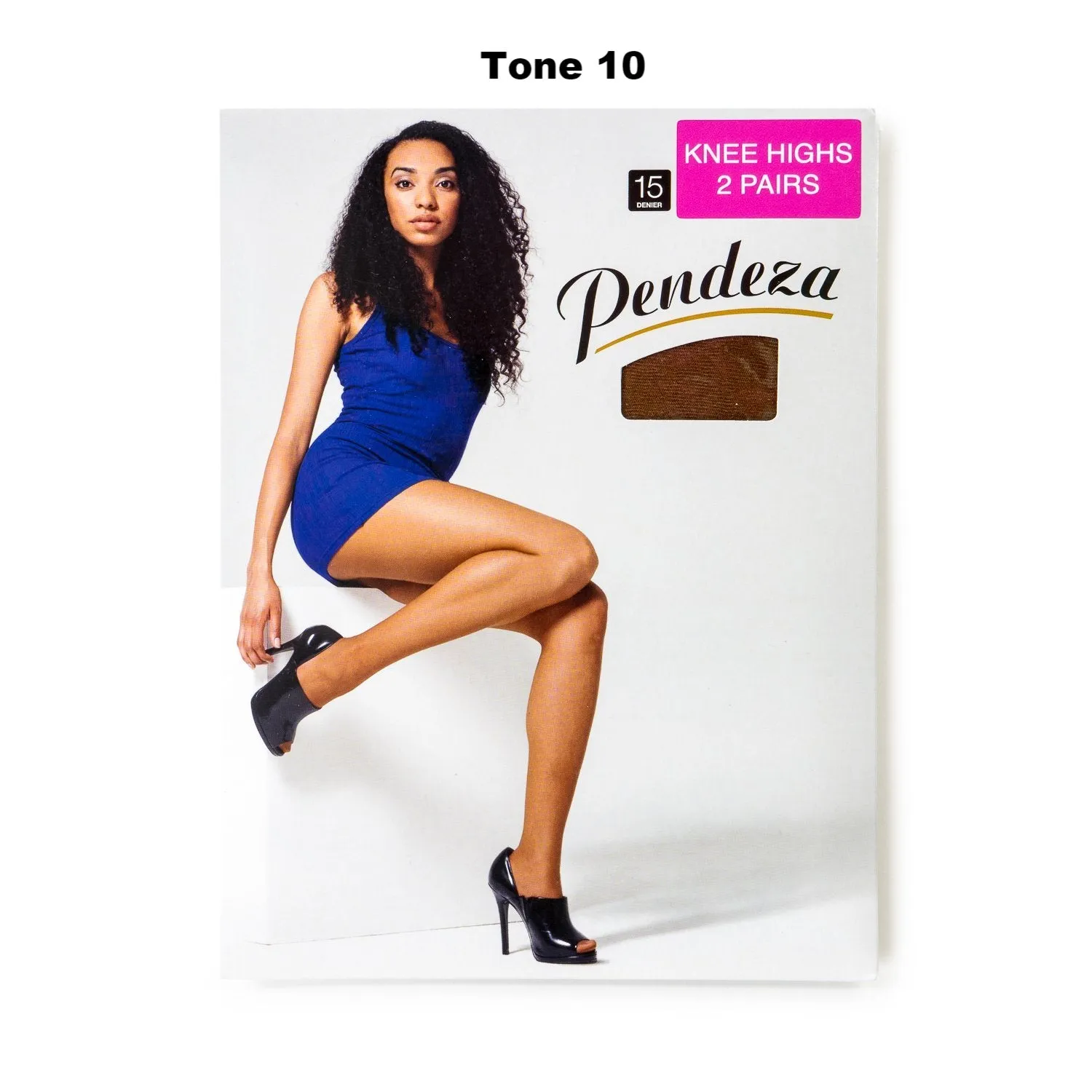 Pendeza Knee High Socks 15 Denier - 2 Pair Pack