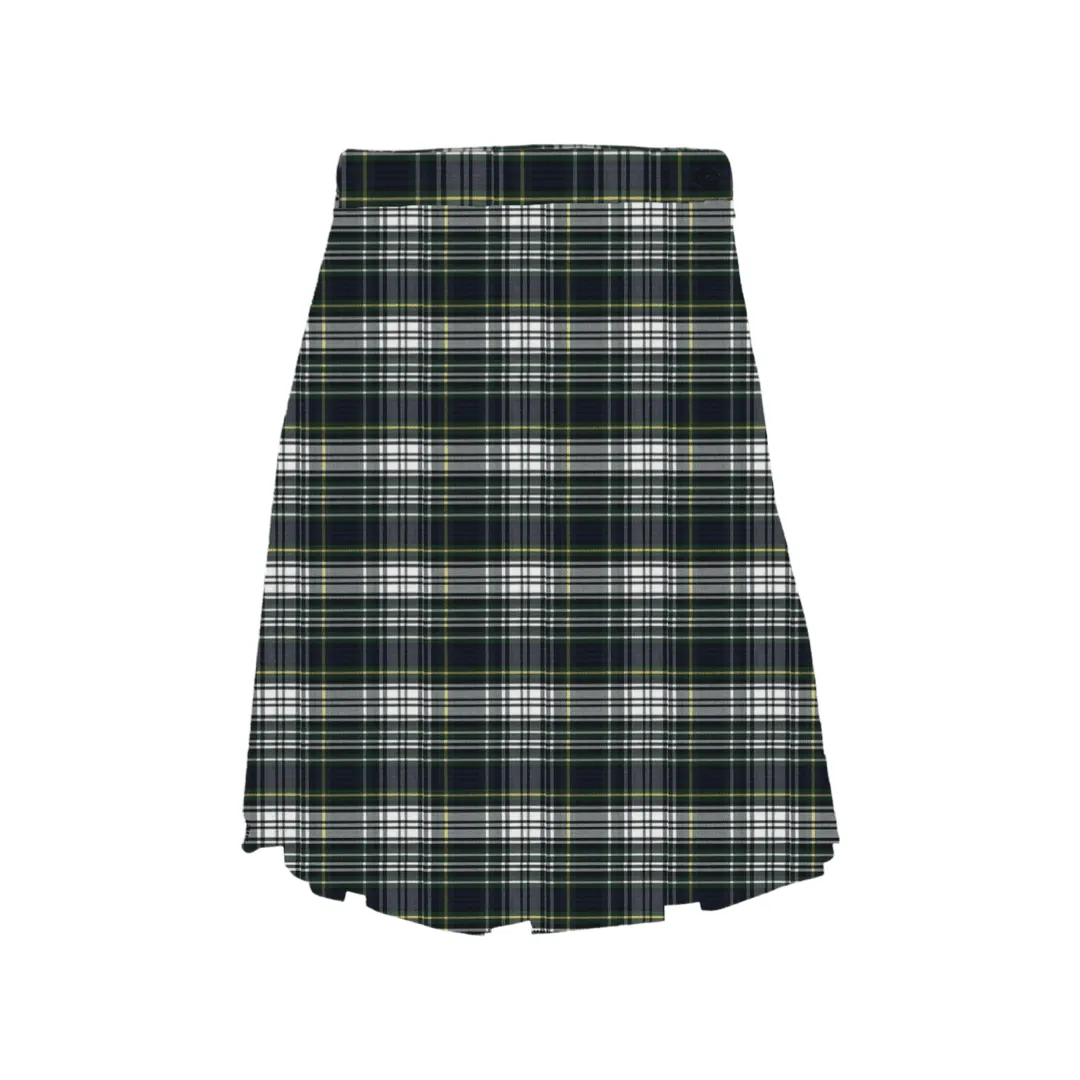 Plaid Poly-Cot Box Pleat Skirt  - P35