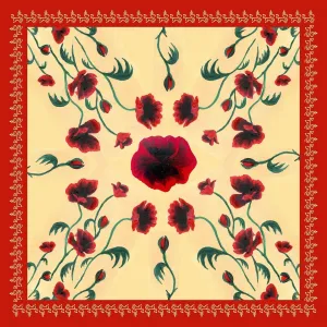 Poppy Prairie Scarf