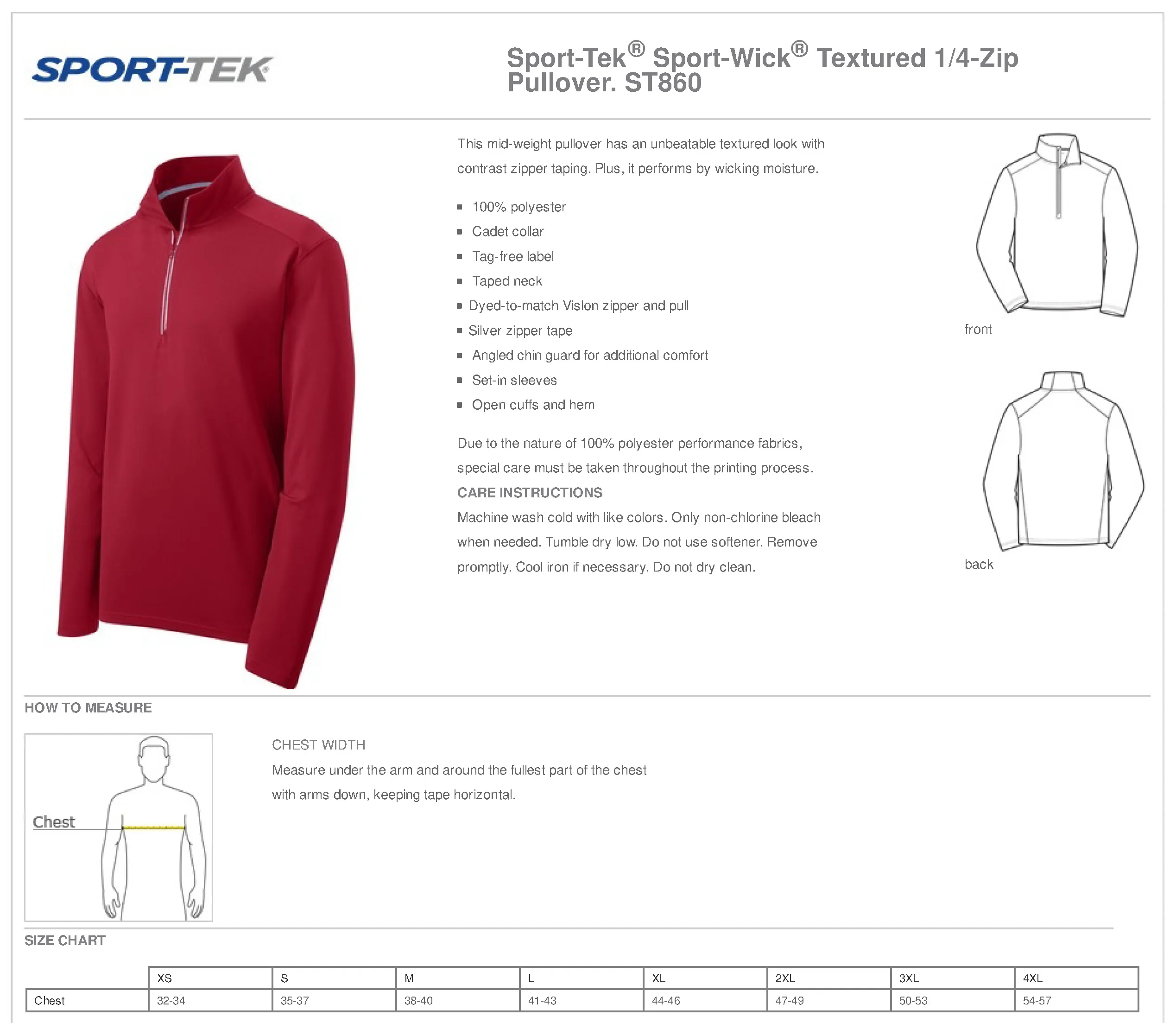 "Finbar's" Quarter-Zip (for Studs)