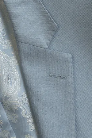 "Kennedy" Light Blue Tuxedo Jacket