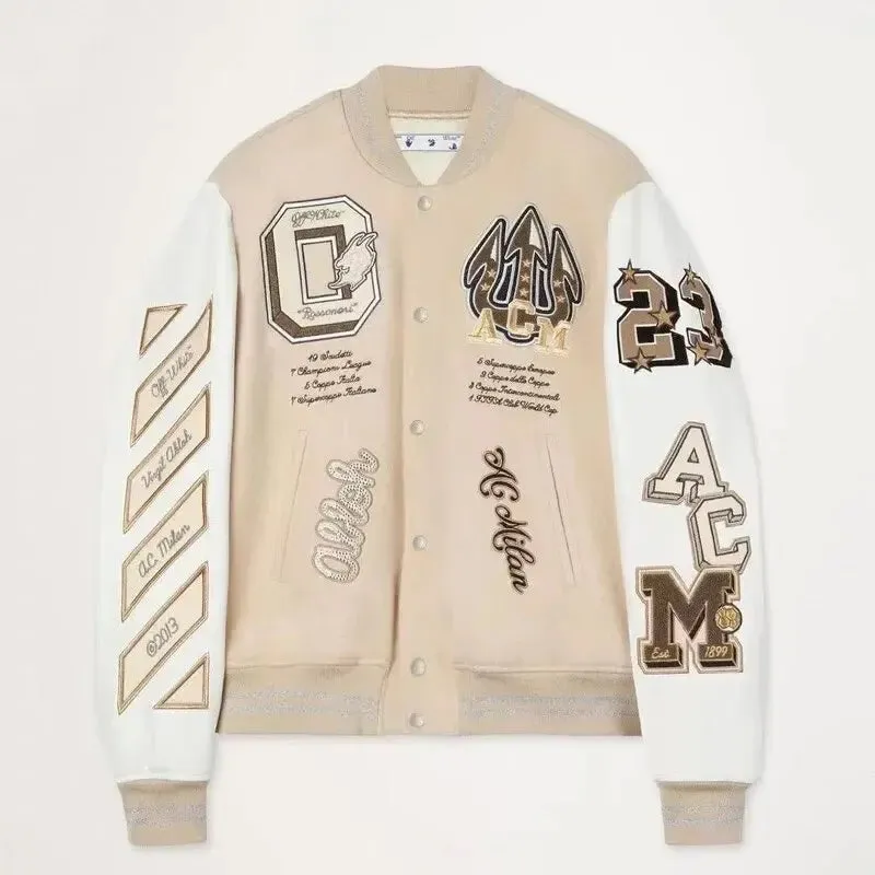 "The Goal" Embroidered Bomber Jacket