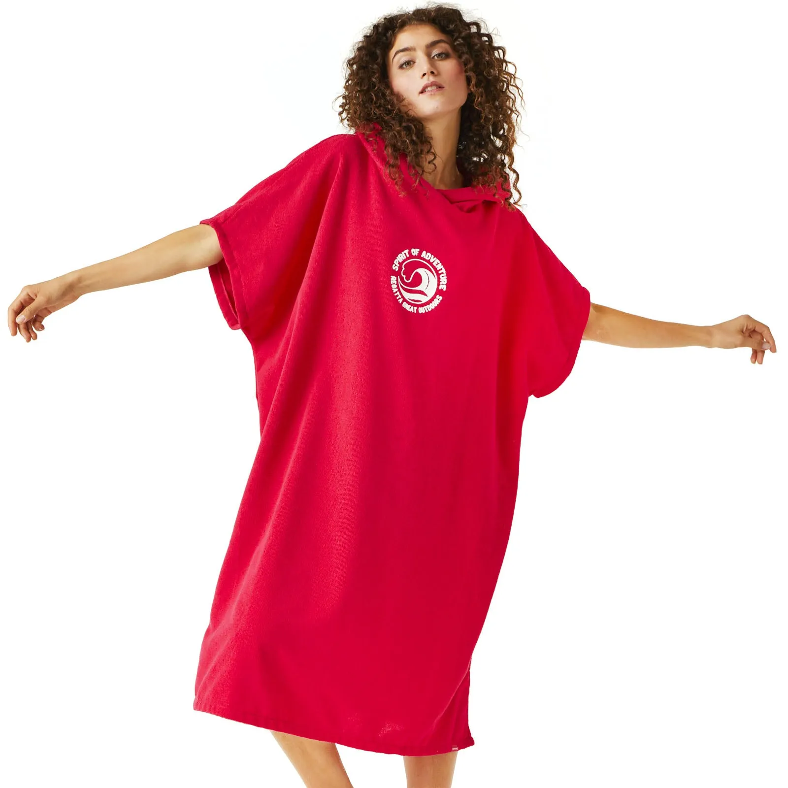 Regatta Adults Hooded Towel Poncho