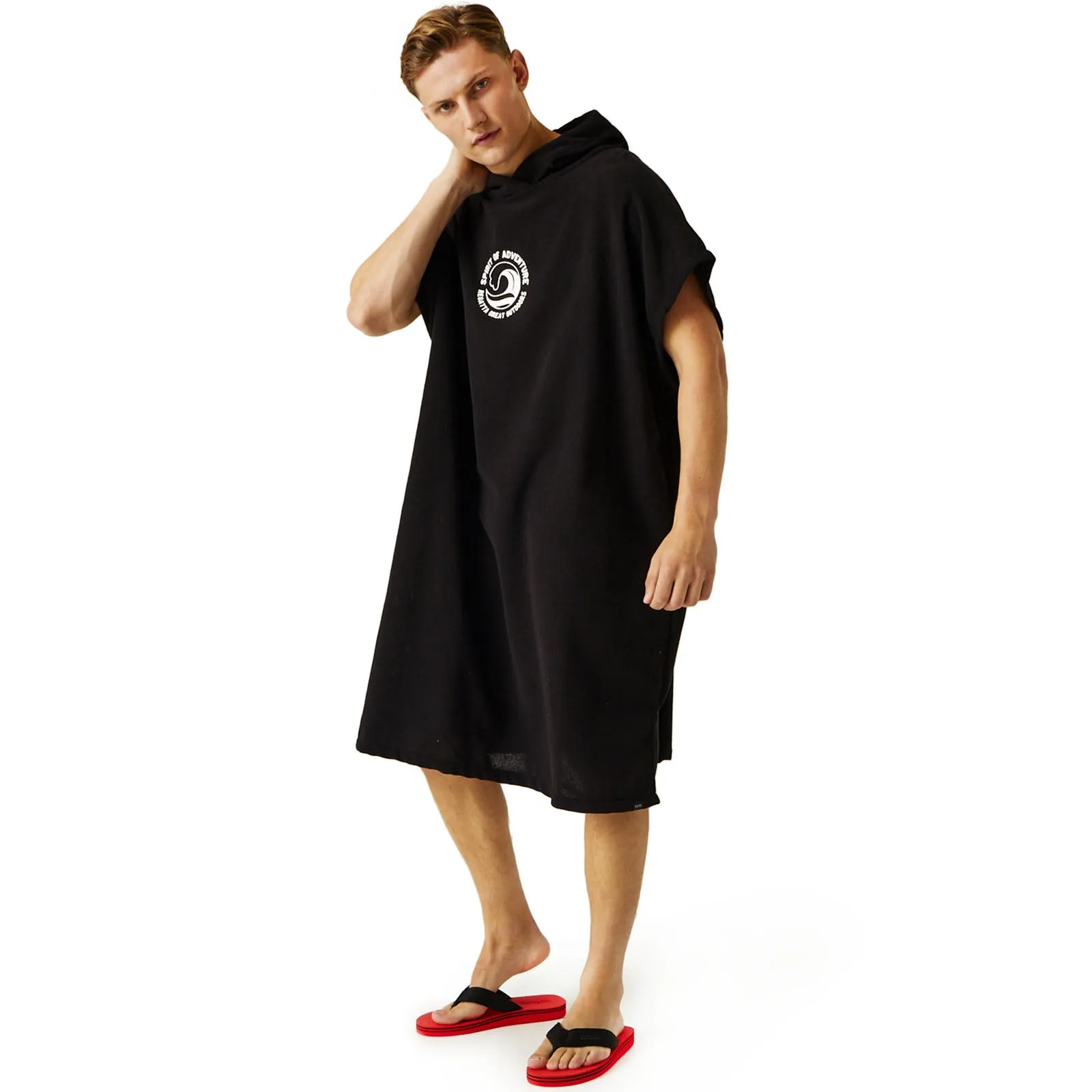 Regatta Adults Hooded Towel Poncho