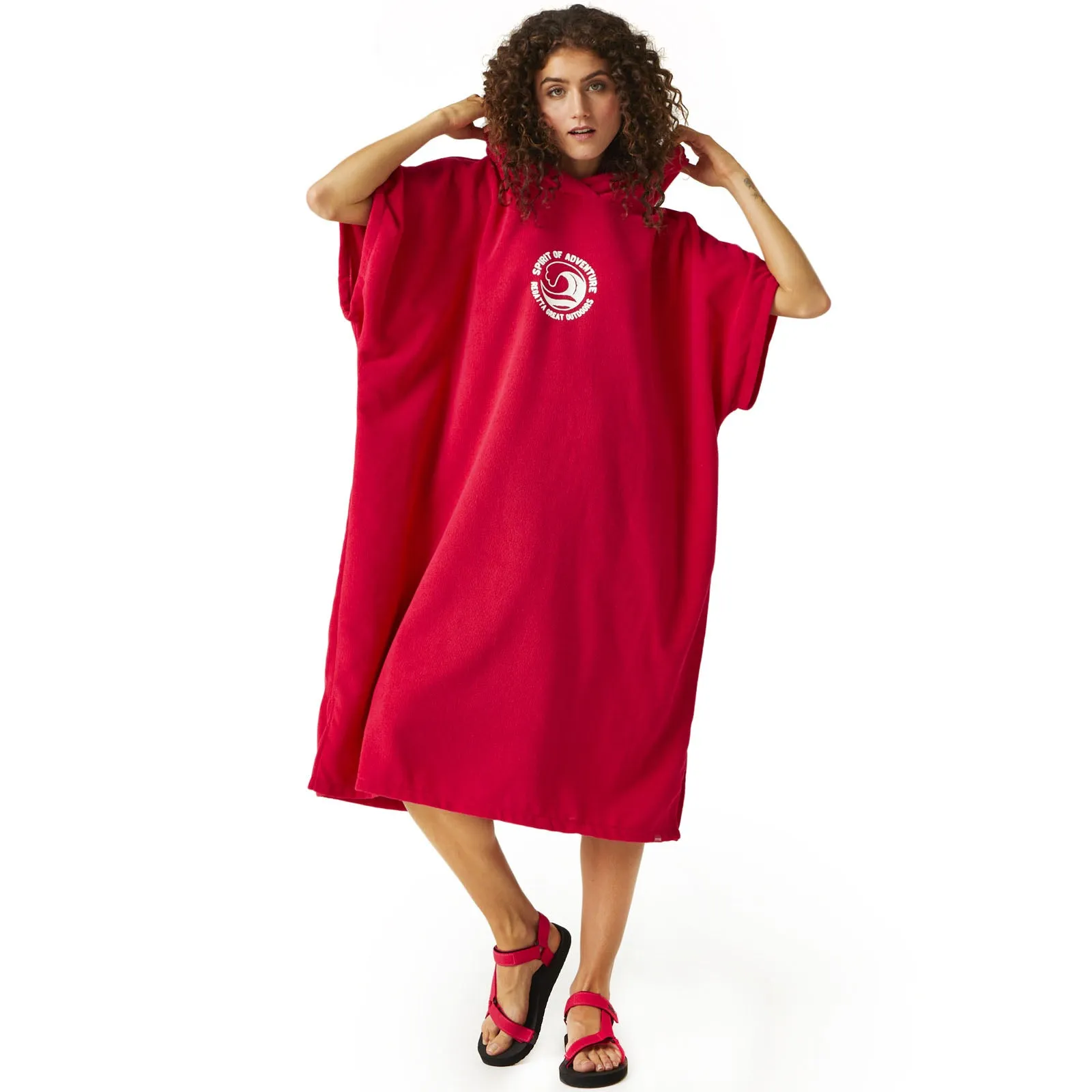 Regatta Adults Hooded Towel Poncho