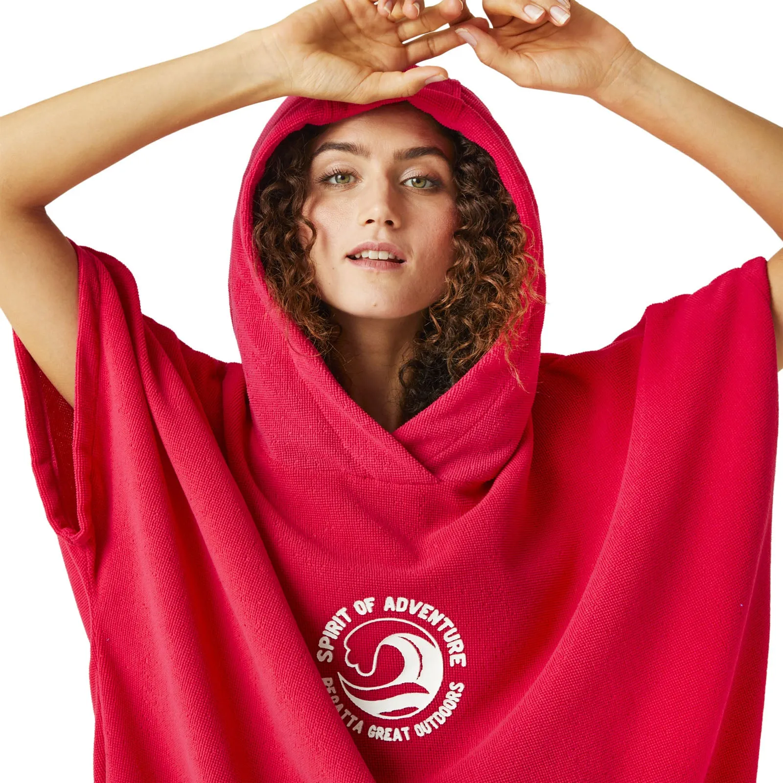 Regatta Adults Hooded Towel Poncho