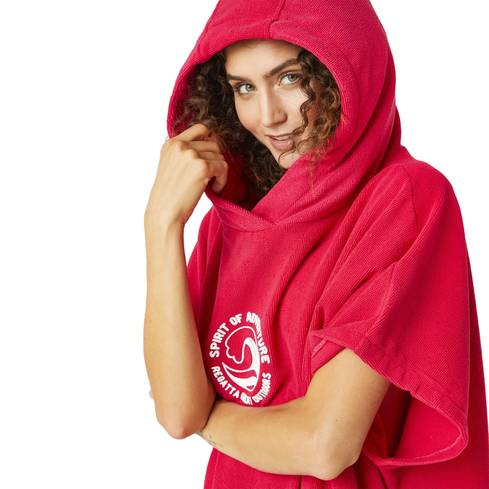 Regatta Adults Hooded Towel Poncho