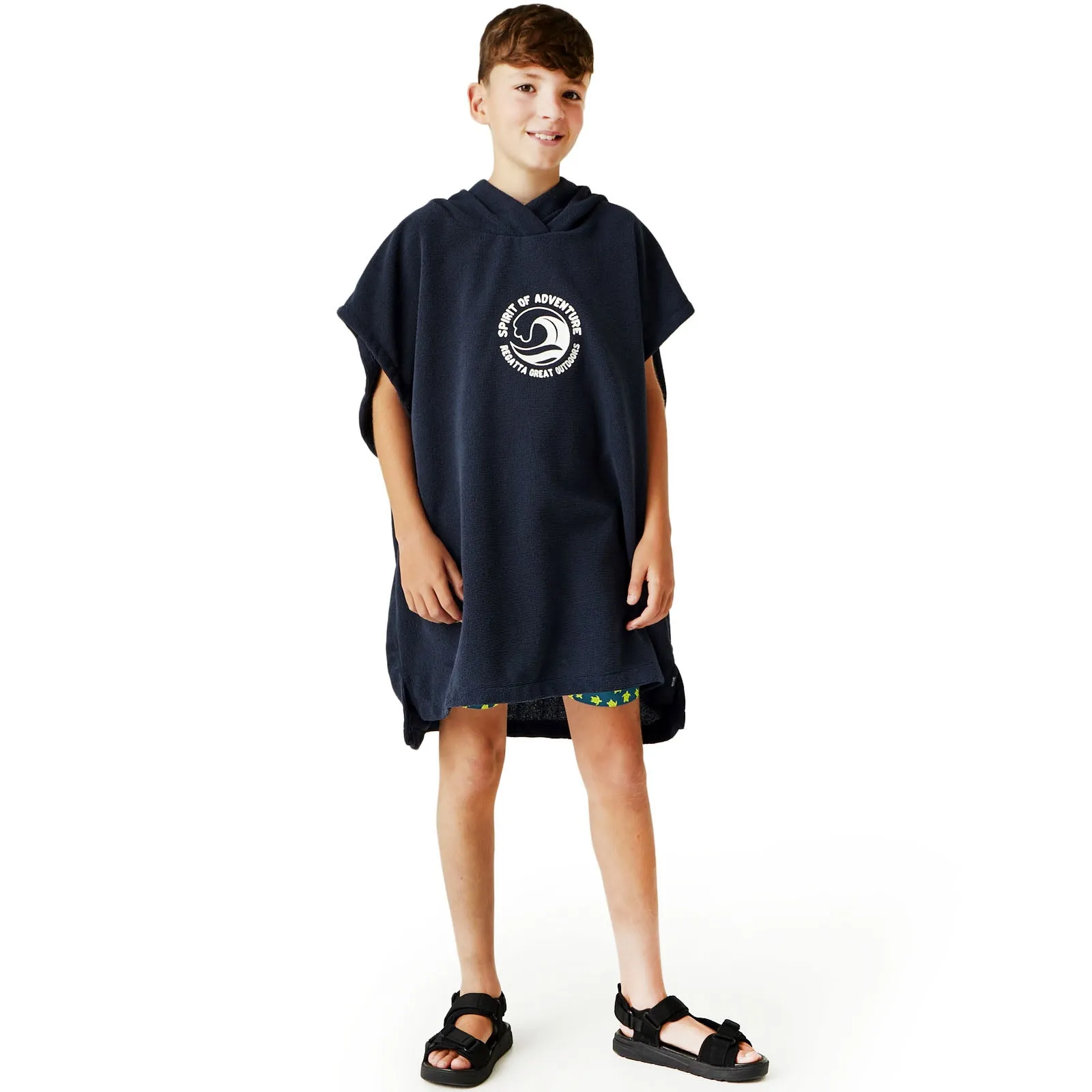 Regatta Kids Hooded Surf Surfing Swim Swimming Beach Towel Poncho