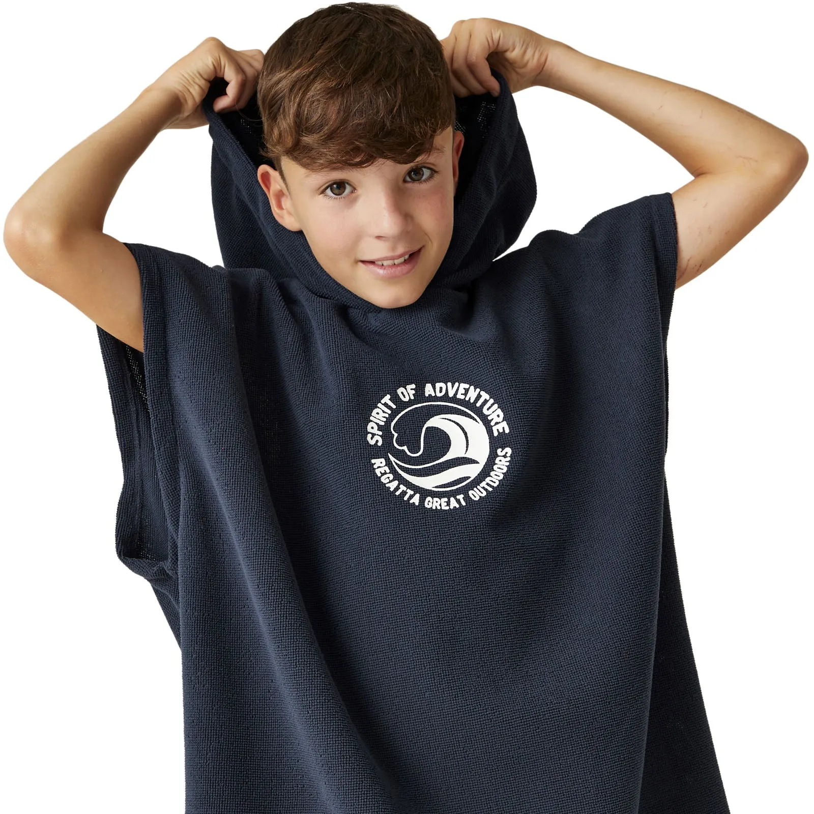 Regatta Kids Hooded Surf Surfing Swim Swimming Beach Towel Poncho