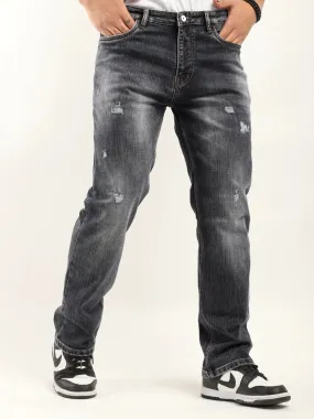 Ring Dark Grey Denim Jeans