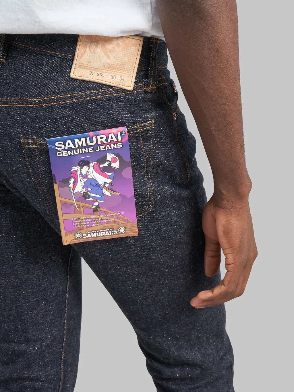 Samurai Jeans S0255XX "Ushiwaka" Model 15oz Slim Tapered Jeans