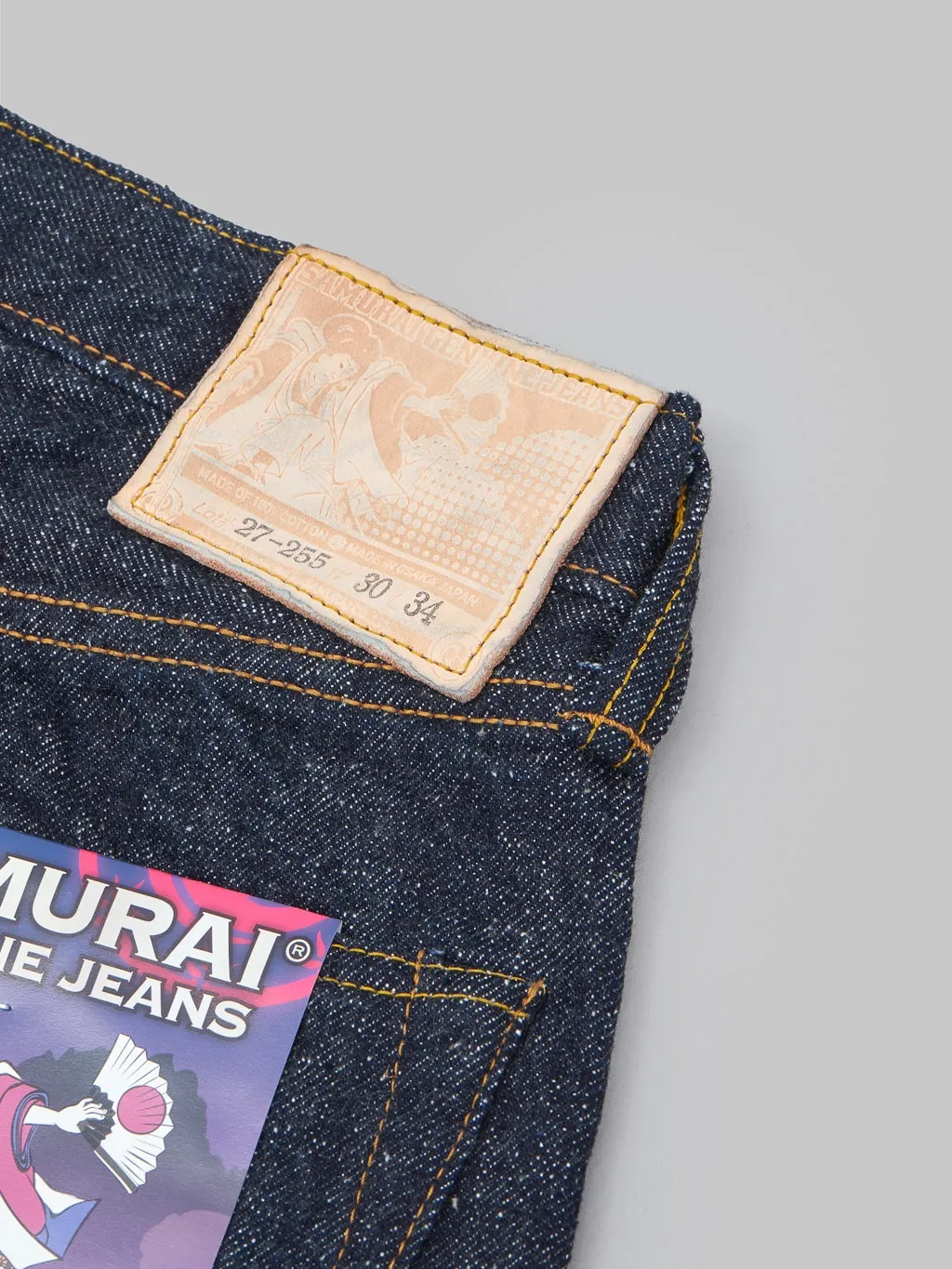 Samurai Jeans S0255XX "Ushiwaka" Model 15oz Slim Tapered Jeans