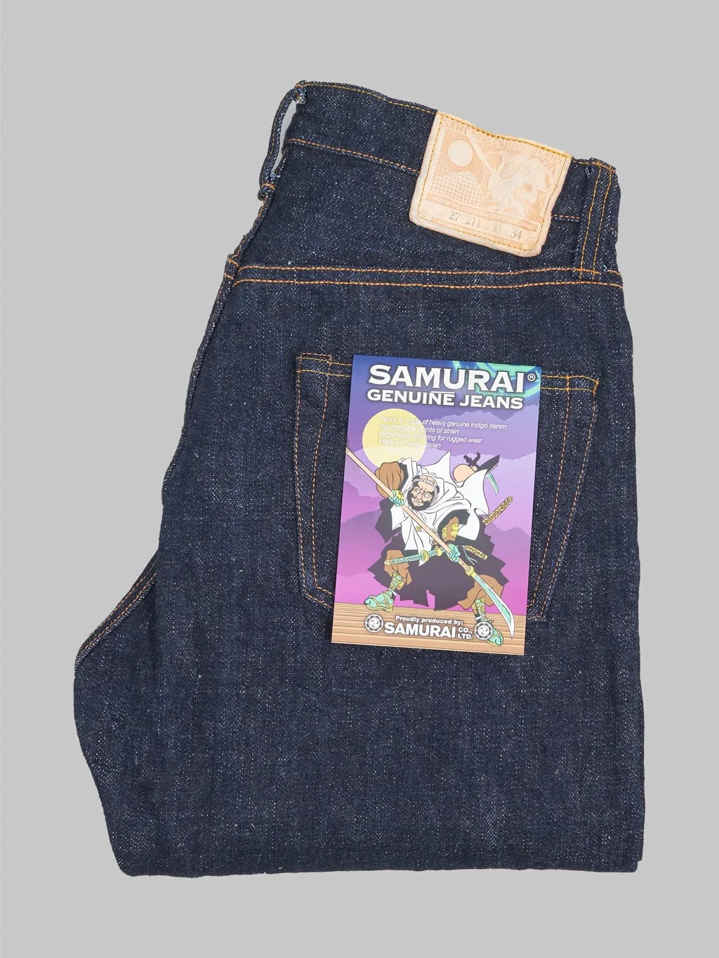 Samurai Jeans S211VX "Benkei" 17oz Relaxed Tapered Jeans