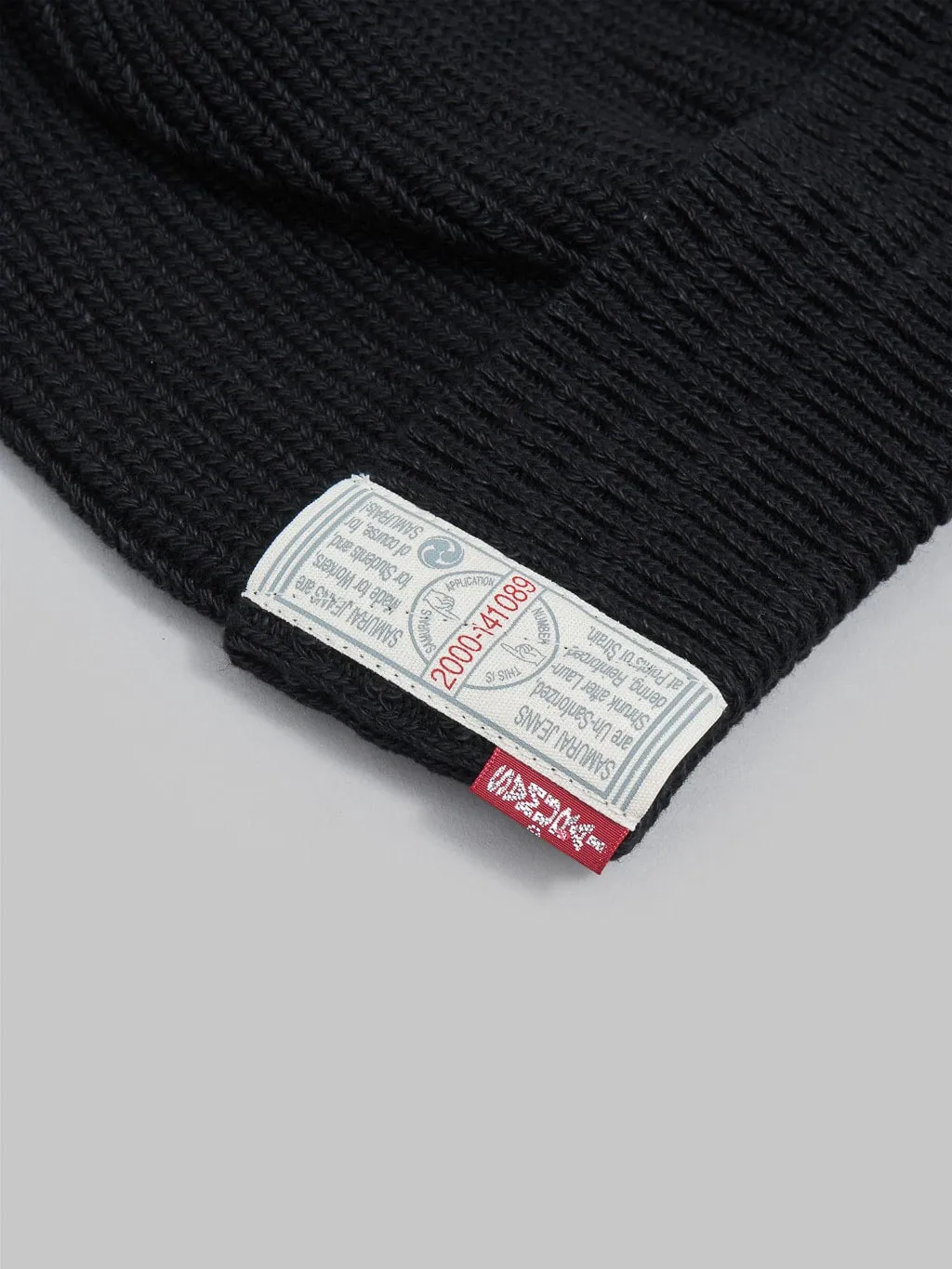 Samurai Jeans SJ501NC Watch Knit Cap Black